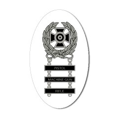 Army Expert Shooting Badge Sticker