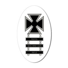 Army marksman badge sticker