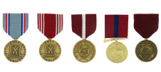 Full Size Military Medals for the Army, Navy, Air Force, Marine Corps, Navy and Coast Guard