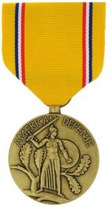 American Defense Full Size Military Medal