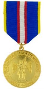 Philippine Independence Full Size Military Medal