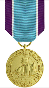 Coast Guard Distinguished Service  Full Size Military Medal