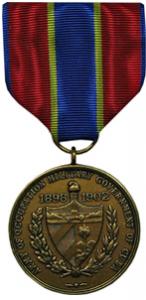 army of cuban occupation military medal