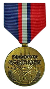 kosovo campaign military medals