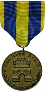 spanish campaign army military medal