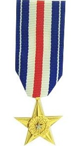 Silver Star Miniature Military Medal
