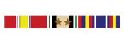 iraq campaign military ribbon racks