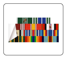 Army National Guard Ribbon Chart