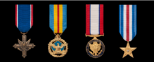 Army Miniature Military Medals in order of precedence