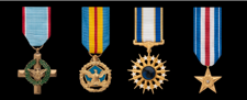 Air Force Miniature Military Medals in order of precedence