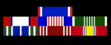 Army Military Ribbons in order of precedence