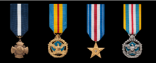 Coast Guard Miniature Military Medals in order of precedence