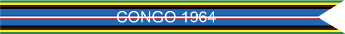 CONGO 1964 US AIR FORCE CAMPAIGN STREAMER
