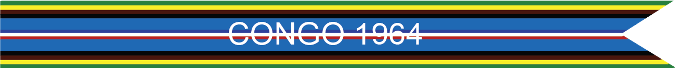 CONGO 1964 US AIR FORCE CAMPAIGN STREAMER CONGO 1964 US AIR FORCE CAMPAIGN STREAMER