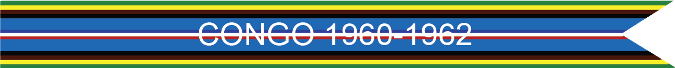CONGO 1960-1962 US AIR FORCE CAMPAIGN STREAMER