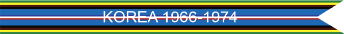 KOREA 1966-1974 US AIR FORCE CAMPAIGN STREAMER