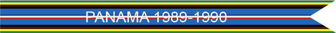 PANAMA 1989-1990 US AIR FORCE CAMPAIGN STREAMER