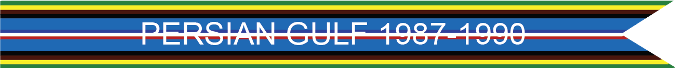 PERSIAN GULF 1987-1990 US AIR FORCE CAMPAIGN STREAMER