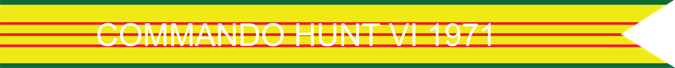 COMMANDO HUNT VII 1971-1972 US AIR FORCE CAMPAIGN STREAMER