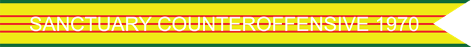 SANCTUARY COUNTEROFFENSIVE 1970 US AIR FORCE CAMPAIGN STREAMER