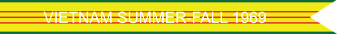 VIETNAM SUMMER-FALL 1969 US AIR FORCE CAMPAIGN STREAMER