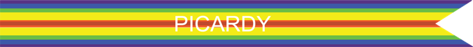 PICARDY US AIR FORCE CAMPAIGN STREAMER PICARDY US AIR FORCE CAMPAIGN STREAMER