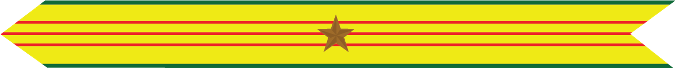 United States Marine Corps Vietnam Service Campaign Streamer with 1 bronze star