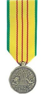 Vietnam Service Miniature Military Ribbon