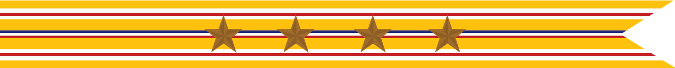United States Navy Asiatic-Pacific Campaign Streamer with 4 Bronze Stars