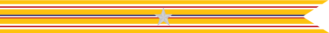 United States Navy Asiatic-Pacific Campaign Streamer with 1 Silver Star