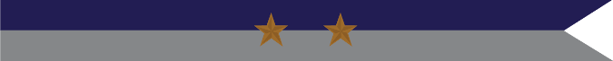 United States Navy Civil War Campaign Streamer With 2 Bronze Stars